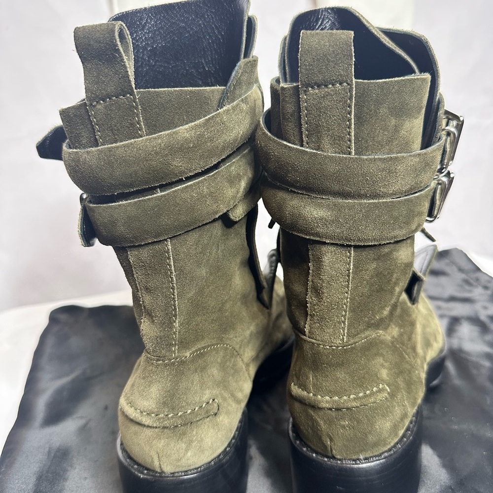 Balenciaga Leather Moto Boots - Picture 10 of 14